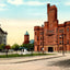 State Armory and Women's Club, Worcester, MA in 1908 Vintage Print (7 Sizes)