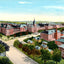 City Hospital, Worcester, Massachusetts in 1908 Vintage Print (7 Sizes)