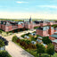 City Hospital, Worcester, Massachusetts in 1908 Vintage Print (7 Sizes)