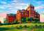 Odd Fellows' Home, Worcester, Massachusetts in 1908 Painting Print (7 Sizes)