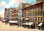 Main Street from Front Street, Worcester, MA in 1904 Vintage Print (7 Sizes)