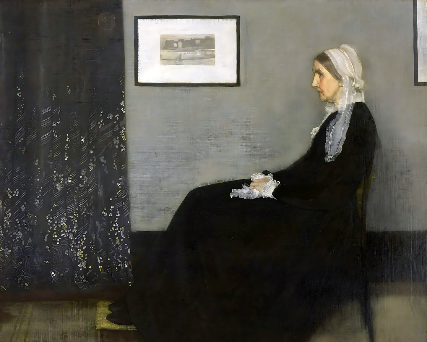 Whistler's Mother Painting by James Abbott McNeill Whistler 8x10" Art Print