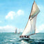 Yachts at West End Lake Pontchartrain in 1907 Vintage Print (7 Sizes)