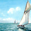 Yachts at West End Lake Pontchartrain in 1907 Vintage Print (7 Sizes)