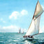 Yachts at West End Lake Pontchartrain in 1907 Vintage Print (7 Sizes)