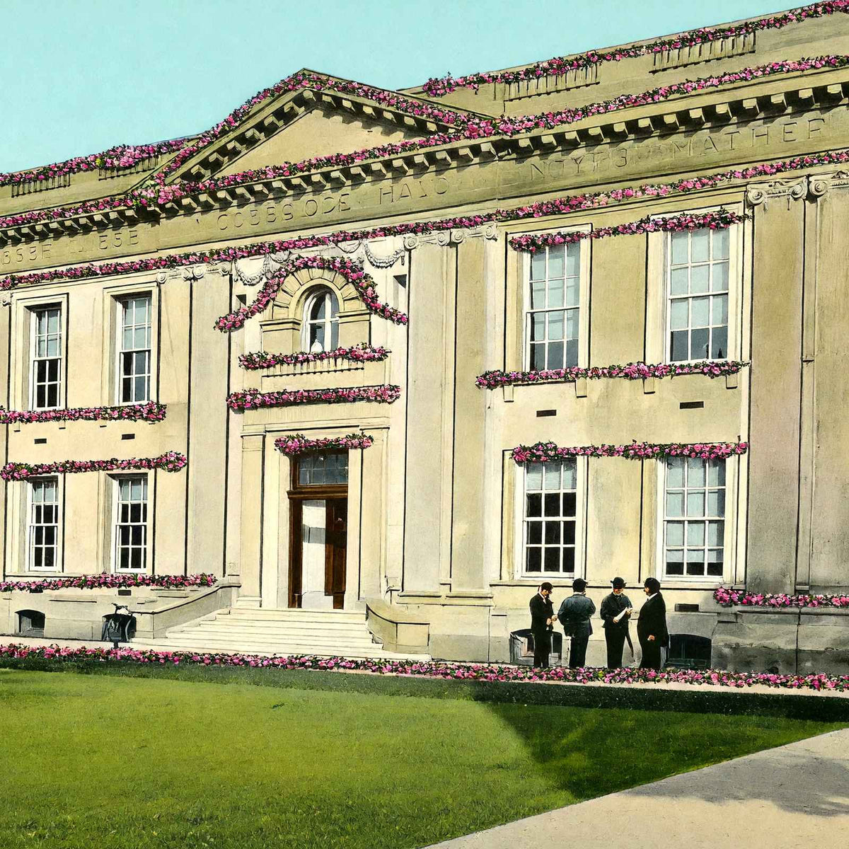 Yale University Woodbridge Hall in 1904 Vintage Print (7 Sizes) - High Quality