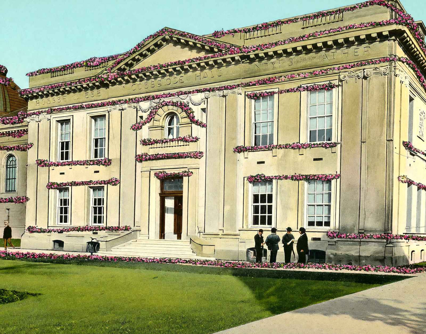 Yale University Woodbridge Hall in 1904 Vintage Print (7 Sizes) - High Quality