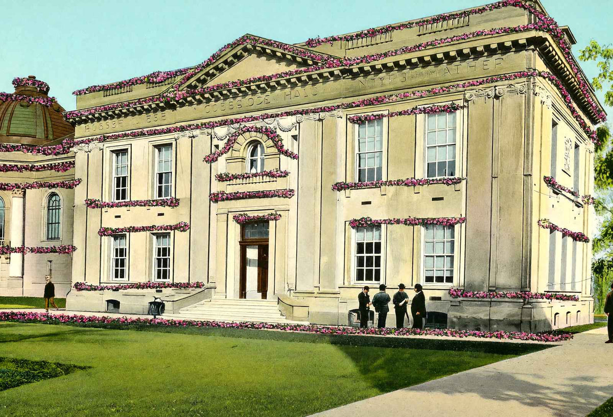 Yale University Woodbridge Hall in 1904 Vintage Print (7 Sizes) - High Quality