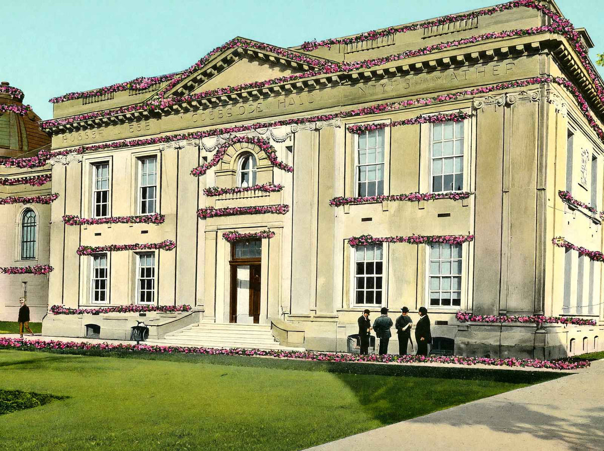Yale University Woodbridge Hall in 1904 Vintage Print (7 Sizes) - High Quality