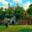 Yale University Phelps Hall Gateway art print
