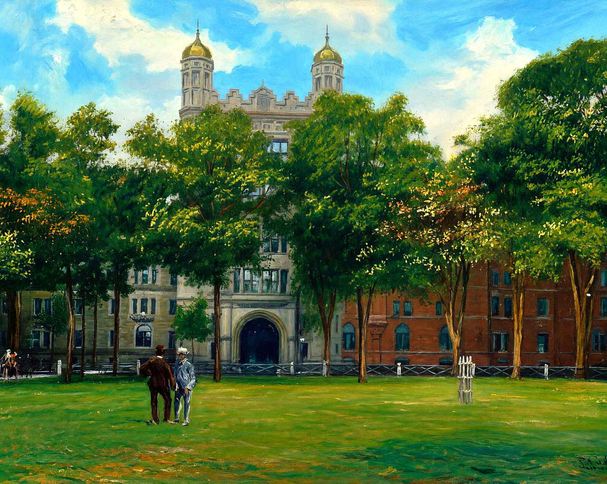 Yale University Phelps Hall Gateway art print