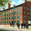 Yale University Old South Middle in 1904 Vintage Print (7 Sizes)