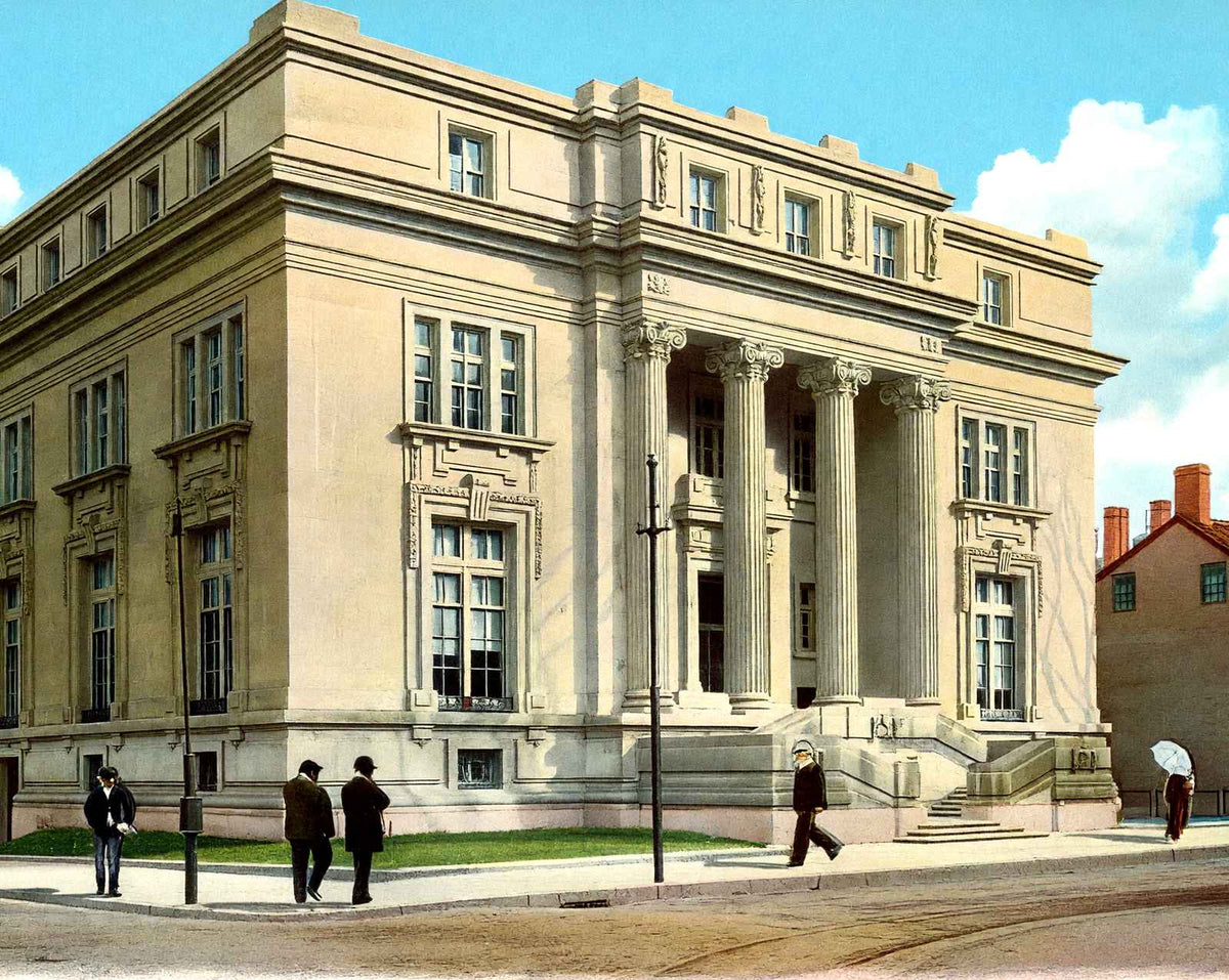 Yale University Byers Memorial Hall vintage print