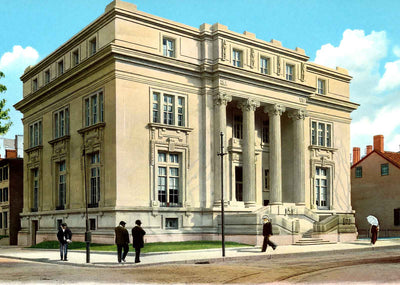 Yale University Byers Memorial Hall in 1904 Vintage Print (7 Sizes) - Restored