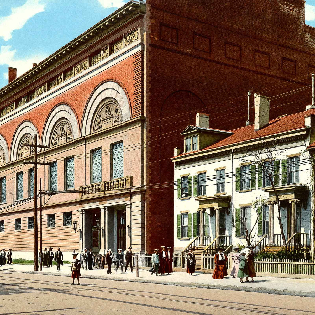 Yale University Gymnasium in 1904 Vintage Print (7 Sizes) - Premium Quality