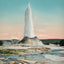 Yellowstone Castle Geyser in Action in 1907 Vintage Print (7 Sizes)