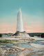 Yellowstone Castle Geyser in Action in 1907 Vintage Print (7 Sizes)