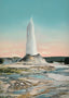 Yellowstone Castle Geyser in Action in 1907 Vintage Print (7 Sizes)