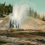 Yellowstone Lone Star Geyser in 1907 vintage print
