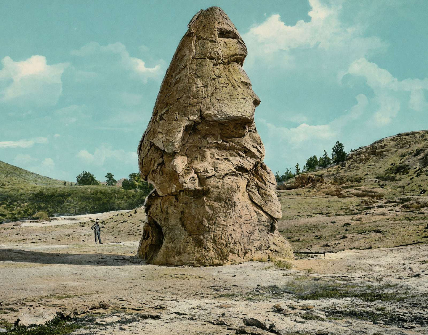 Yellowstone Liberty Cap in 1907 Vintage Print (7 Sizes)