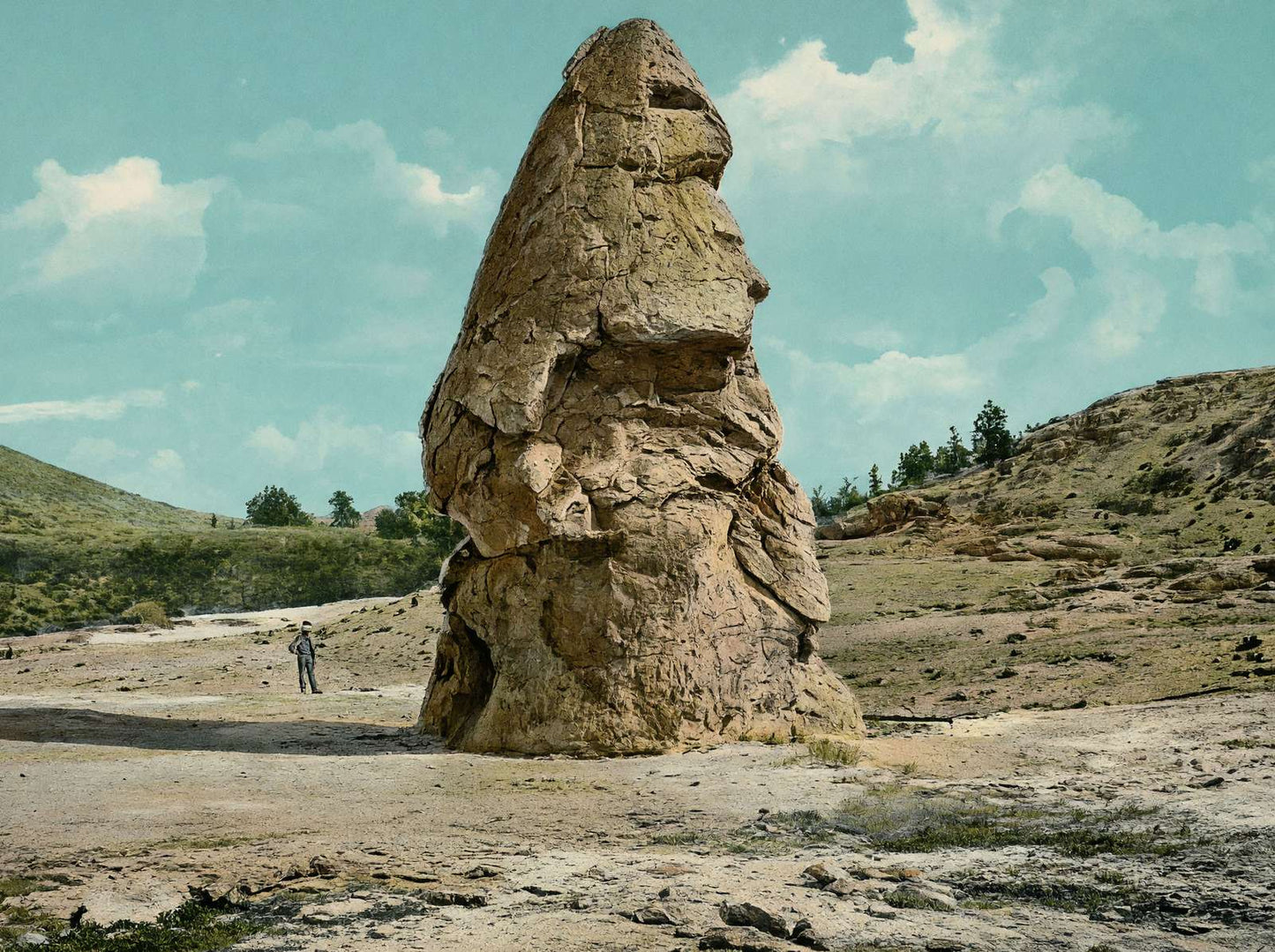 Yellowstone Liberty Cap in 1907 Vintage Print (7 Sizes)