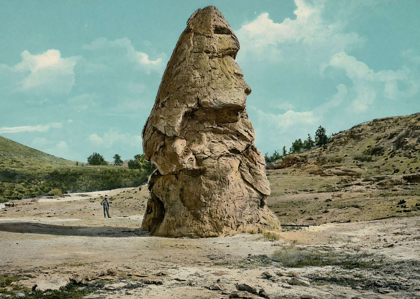 Yellowstone Liberty Cap in 1907 Vintage Print (7 Sizes)