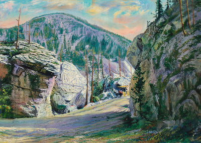 Yellowstone Silver Gate in 1907 Art Print (7 Sizes)
