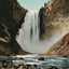 Lower Falls of the Yellowstone in 1907 Vintage Print (7 Sizes)