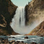 Lower Falls of the Yellowstone in 1907 Vintage Print (7 Sizes)