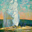 Yellowstone Geyser in Action in 1907 Art Print (7 Sizes)