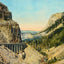 Yellowstone's Golden Gate in 1907 Art Print (7 Sizes)