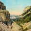 Yellowstone's Golden Gate in 1907 Art Print (7 Sizes)