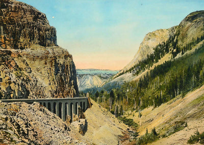 Yellowstone's Golden Gate in 1907 Art Print (7 Sizes)
