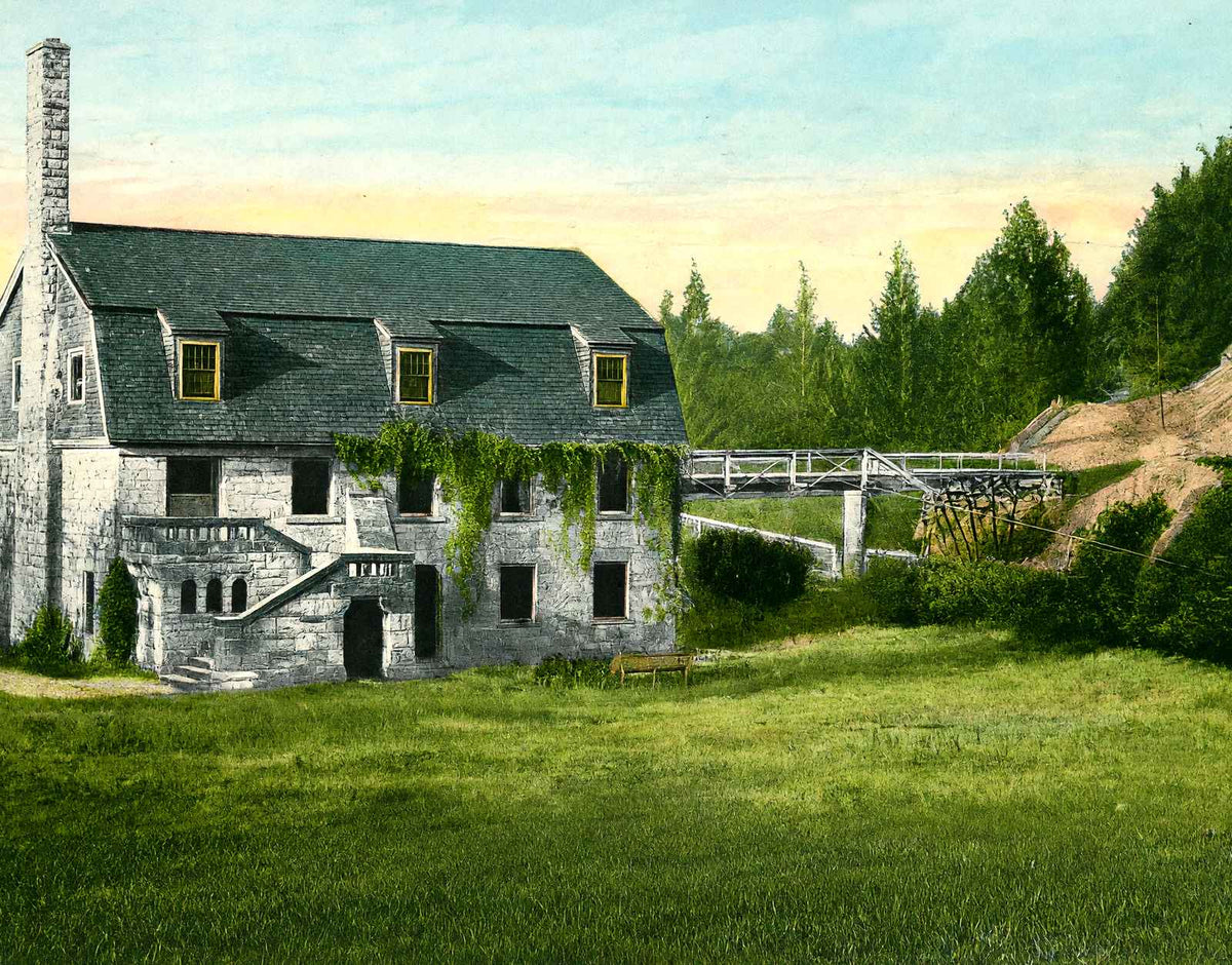 Youngstown Ohio Pioneer Pavilion Mill Creek Park in 1907 Vintage Print