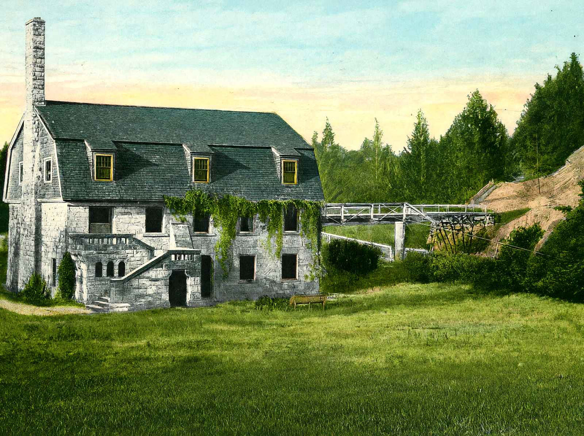 Youngstown Ohio Pioneer Pavilion Mill Creek Park in 1907 Vintage Print