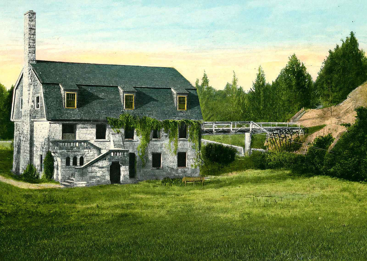 Youngstown Ohio Pioneer Pavilion Mill Creek Park in 1907 Vintage Print