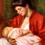 Young Mother Art Print 1898 Painting by Pierre-Auguste Renoir (6 Sizes)