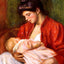 Young Mother Art Print 1898 Painting by Pierre-Auguste Renoir (6 Sizes)