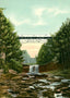 Youngstown Ohio High Bridge Mill Creek Park in 1907 Vintage Print (7 Sizes)