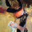 Young Woman Sewing in the Garden 1886 by Mary Cassatt Art Print (6 Sizes)