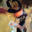 Young Woman Sewing in the Garden 1886 by Mary Cassatt Art Print (6 Sizes)