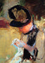 Young Woman Sewing in the Garden 1886 by Mary Cassatt Art Print (6 Sizes)