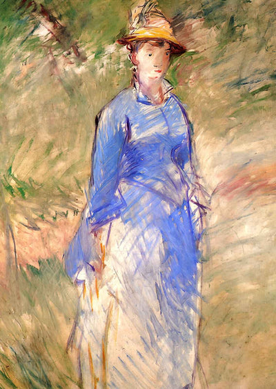 Young Woman in the Garden Art Print 1882 Painting by Edouard Manet (6 Sizes)