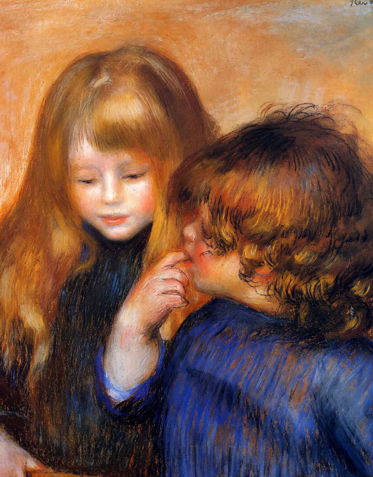 Young Gypsy Girls 1902 by Pierre-Auguste Renoir Fine Art Print (6 Sizes)