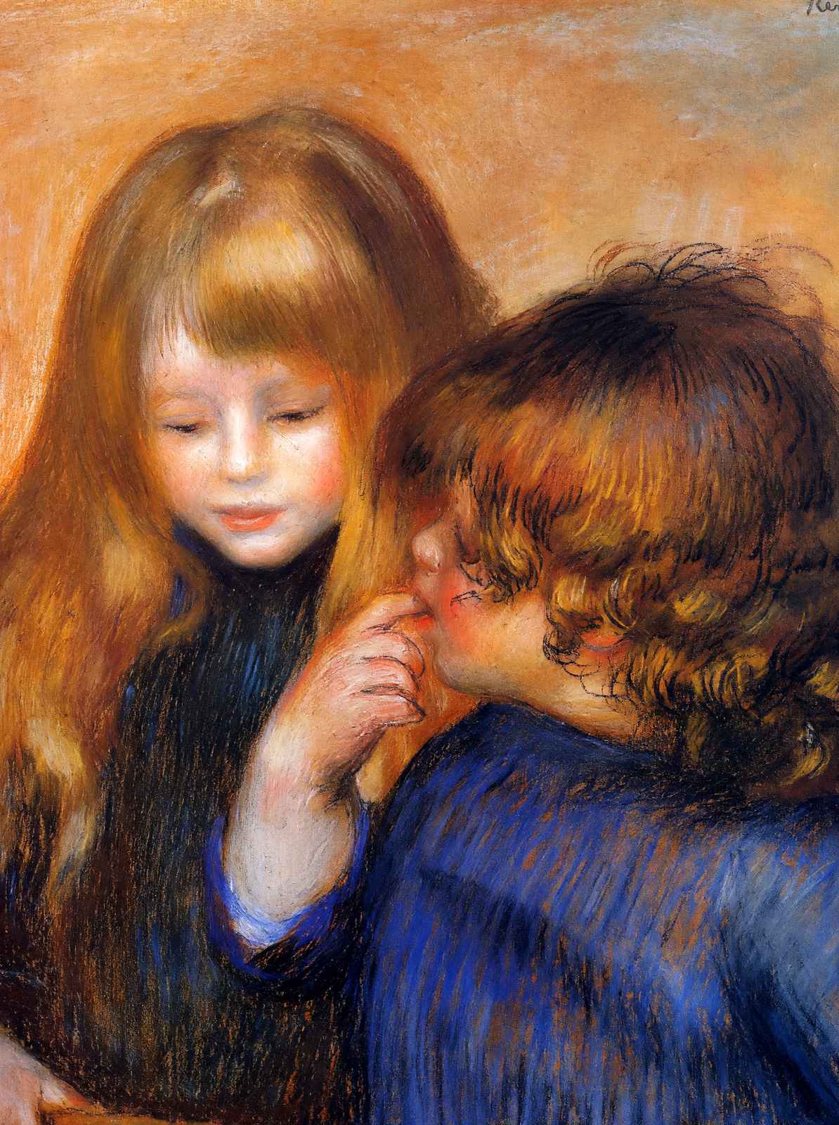 Young Gypsy Girls 1902 by Pierre-Auguste Renoir Fine Art Print (6 Sizes)