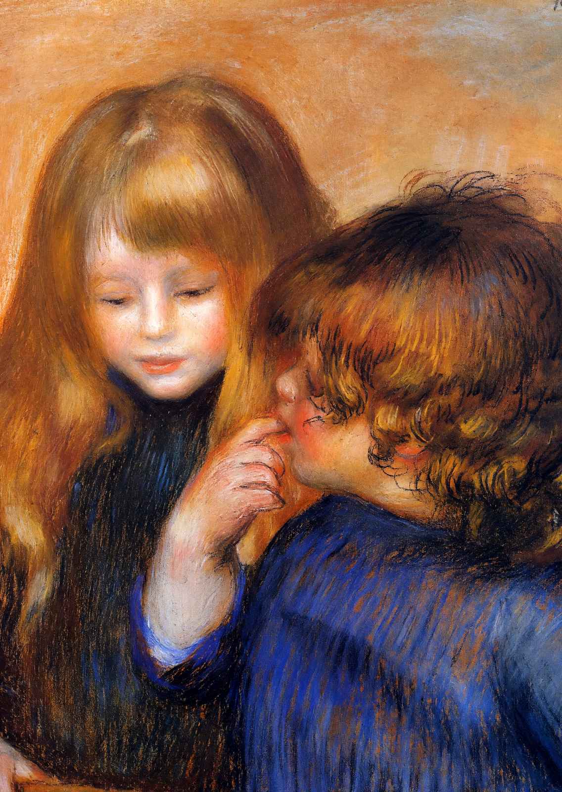 Young Gypsy Girls 1902 by Pierre-Auguste Renoir Fine Art Print (6 Sizes)