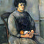 Young Girl with a Doll Art Print 1902 Painting by Paul Cezanne (6 Sizes)