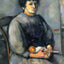 Young Girl with a Doll Art Print 1902 Painting by Paul Cezanne (6 Sizes)