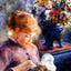 Young Woman Sewing 1879 Painting by Pierre-Auguste Renoir Art Print (6 Sizes)