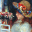 Young Girl Reading painting print by Pierre-Auguste Renoir (1886)